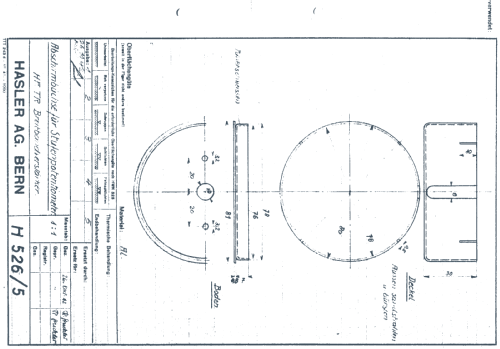 Breitband-Endverstärker HF-TR H527; Hasler AG; Bern (ID = 2374514) Ampl. HF