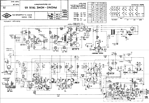 Home Phono Trixi 65; HEA; Wien (ID = 49064) Radio