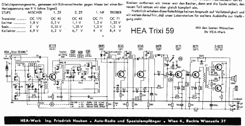 Trixi 59; HEA; Wien (ID = 1014760) Radio