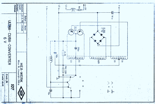 Ultra-Cuba-Converter 6V ; HEA; Wien (ID = 2108687) Strom-V