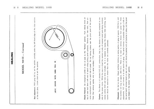 Companion 500H; Healing, A.G., Ltd.; (ID = 2085837) Radio