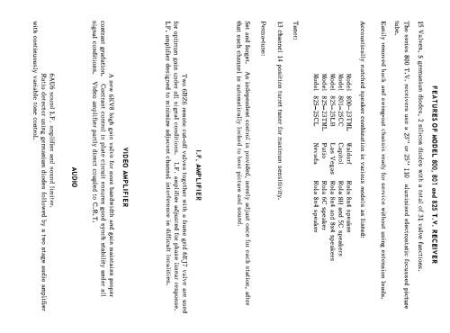 Capitol 825-25CC Ch= 825; Healing, A.G., Ltd.; (ID = 2201314) Television