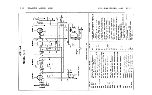 Compact 505E; Healing, A.G., Ltd.; (ID = 3102315) Radio