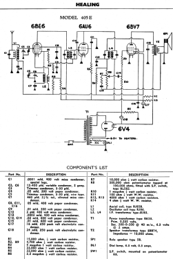 Em-Cee 405E; Healing, A.G., Ltd.; (ID = 3101921) Radio