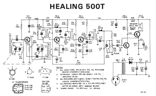 Golden Voice 500T; Healing, A.G., Ltd.; (ID = 2630009) Radio