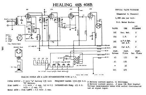 408B; Healing, A.G., Ltd.; (ID = 752604) Radio