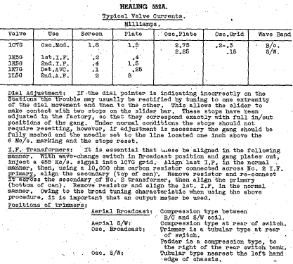 552A; Healing, A.G., Ltd.; (ID = 1381534) Radio
