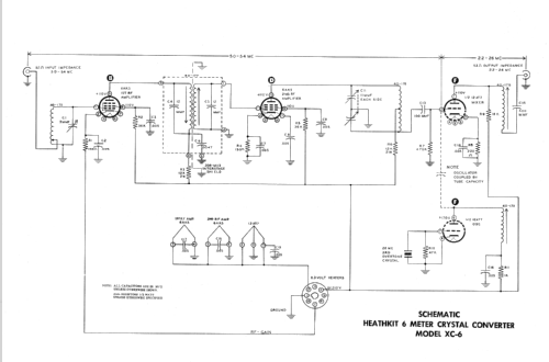 6 Meter Converter XC-6; Heathkit Brand, (ID = 721854) Converter