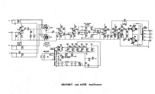 Amplifier AA-23E; Heathkit Brand, (ID = 2612352) Ampl/Mixer