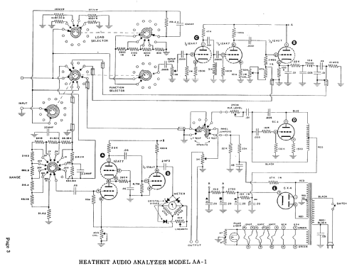 Audio Analyzer AA-1; Heathkit Brand, (ID = 110662) Equipment