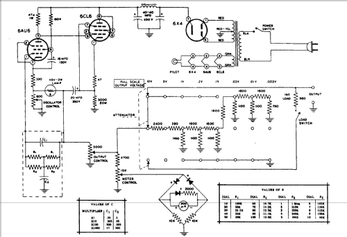 Audio Generator - Dekaden-R/C-Generator AG-9A; Heathkit Brand, (ID = 117934) Equipment