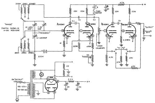 Audio Oscillator AO-1 Equipment Heathkit Brand, Heath Co.; Benton ...