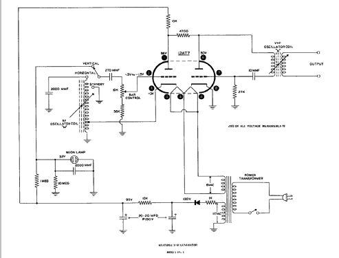 Bar Generator BG-1; Heathkit Brand, (ID = 166060) Equipment