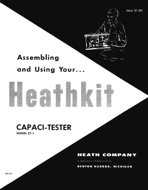 Capaci-Tester CT-1; Heathkit Brand, (ID = 2944534) Equipment