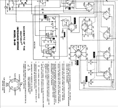 Impedance Bridge IB-28 Equipment Heathkit Brand, Heath Co.; Benton ...