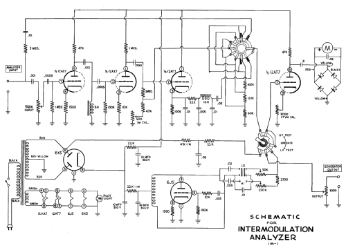 Intermodulation Analyzer IM-1; Heathkit Brand, (ID = 126327) Equipment