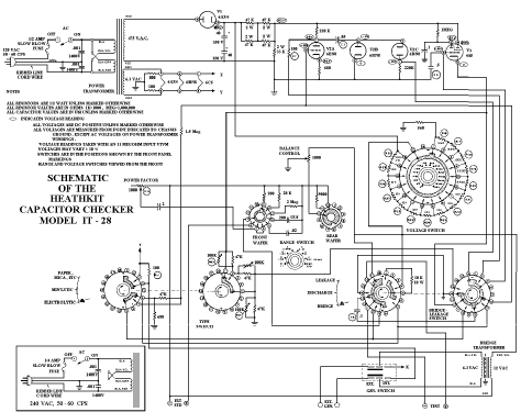 Capacitor-Tester IT-28; Heathkit Brand, (ID = 125250) Ausrüstung