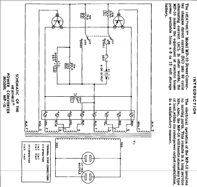 Power Converter MP-10; Heathkit Brand, (ID = 656204) Power-S