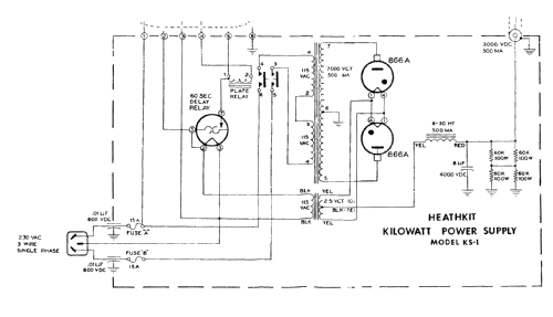 Power Supply KS-1; Heathkit Brand, (ID = 171896) Power-S