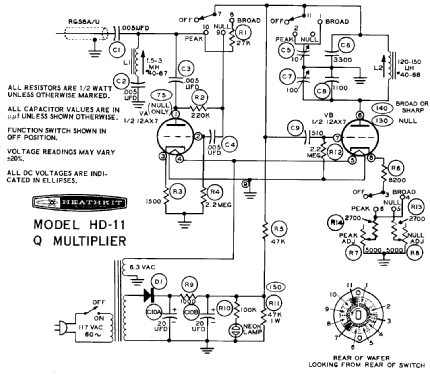 Q Multiplier HD-11; Heathkit Brand, (ID = 158200) Amateur-D