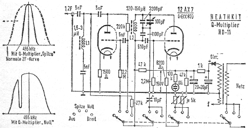 Q Multiplier HD-11; Heathkit Brand, (ID = 723383) Amateur-D