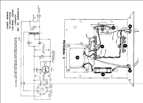 Regulated AC Power supply GWA-14-1; Heathkit Brand, (ID = 1952800) Kit