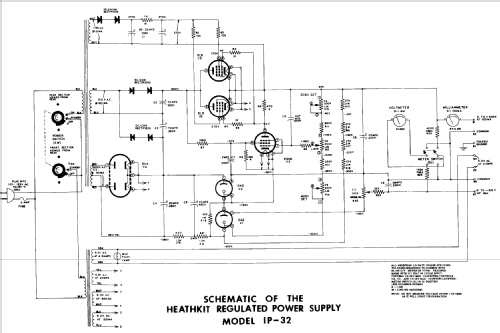 Regulated Power Supply IP-32; Heathkit Brand, (ID = 160541) Equipment