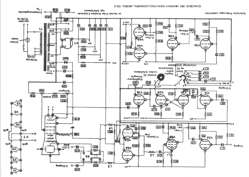 Service Oscilloscope OS-2; Heathkit Brand, (ID = 114070) Equipment