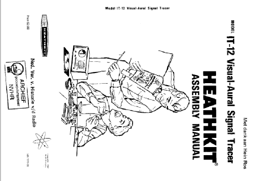 Signal Tracer IT-12; Heathkit Brand, (ID = 2620729) Equipment