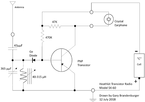 Transistor Radio SK-60; Heathkit Brand, (ID = 2277014) Kit