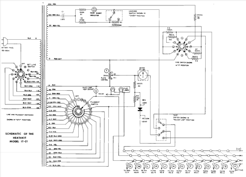 Tube Checker IT-21; Heathkit Brand, (ID = 177309) Equipment