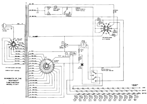 Tube Checker IT-3117; Heathkit Brand, (ID = 157529) Equipment