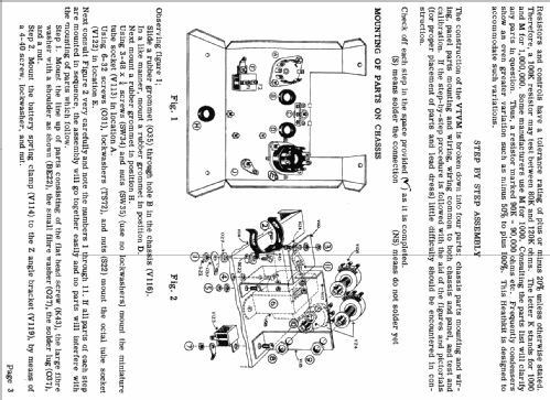 Vacuum Tube Voltmeter V-5A; Heathkit Brand, (ID = 279416) Equipment