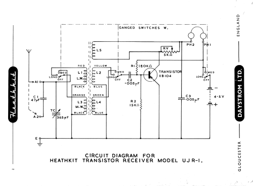 UJR-1; Heathkit UK by (ID = 2512603) Radio