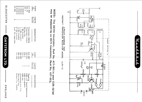 UJR-1; Heathkit UK by (ID = 2512604) Radio