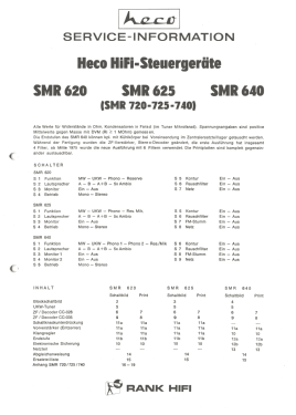 SMR620; Heco, Hennel & Co. (ID = 2765099) Radio