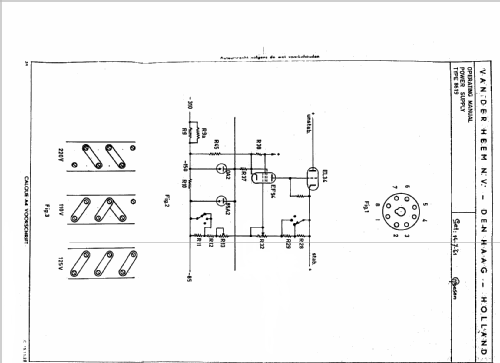 Voedingsapparaat 8619; Heem & Bloemsma, van (ID = 674521) Strom-V