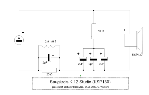 K12 Studio mit Verstärker ; Heli Gerätebau, (ID = 2259912) Speaker-P