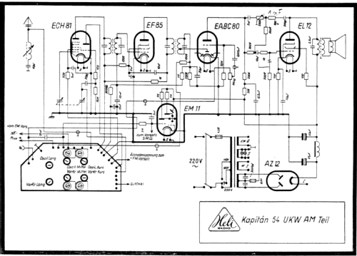 Kapitän 54UKW; Heli Gerätebau, (ID = 1658570) Radio