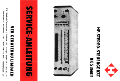 Sensit RK5; Heli Gerätebau, (ID = 1660130) Radio