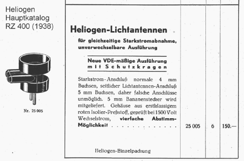 Lichtantenne 25005; Heliogen, Hermann (ID = 3095513) Antenna