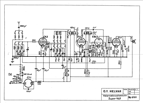 Super 469U; Oy Helvar; Helsinki (ID = 1186216) Radio