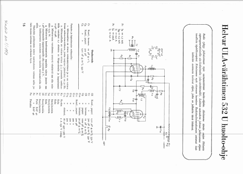 Ula-värähdin 532U; Oy Helvar; Helsinki (ID = 2004328) Adaptor