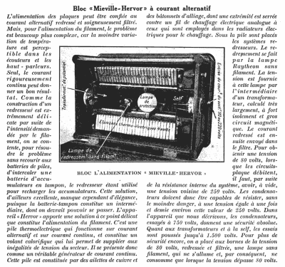 Pile thermo-électrique sur secteur, gaz ou essence; Hervor, Herbelot & (ID = 2652429) A-courant