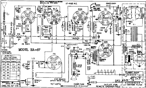 HA-67 ; Hetro Electrical (ID = 432662) Car Radio