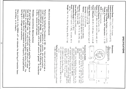 Digital Oscillator 4204A; Hewlett-Packard, HP; (ID = 1348696) Ausrüstung