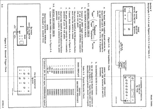 Digital Voltmeter 3440A; Hewlett-Packard, HP; (ID = 1268736) Equipment