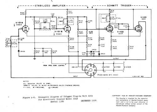 Electronic Counter 524B 525A 526B; Hewlett-Packard, HP; (ID = 743490) Equipment