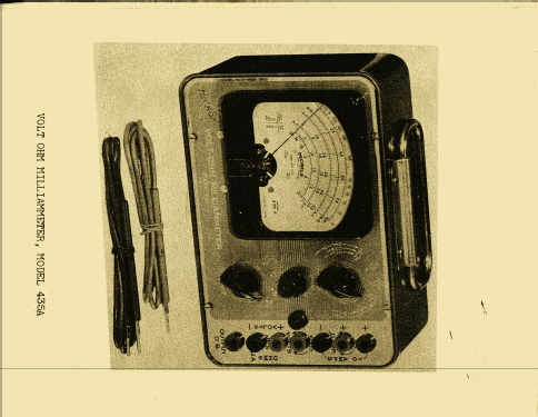 Volt-Ohm-Milliammeter Model 435; Hickok Electrical (ID = 1749993) Equipment