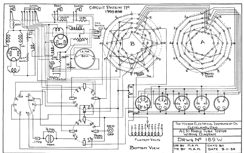 AC51 Tube Tester ; Hickok Electrical (ID = 2609749) Equipment